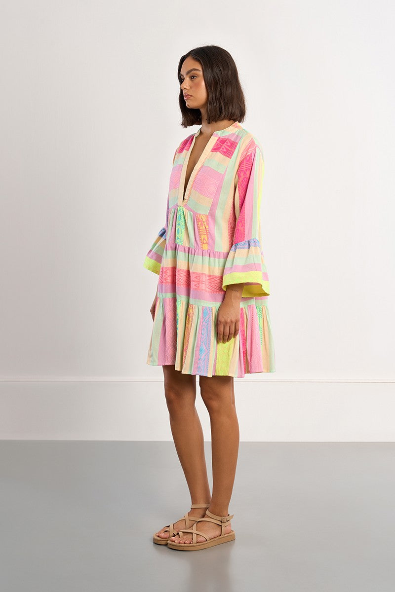 Lili Sidonio Multi Coloured Cotton Dress