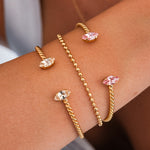 Caroline Svedbom Petite Navette Bracelet Light Rose