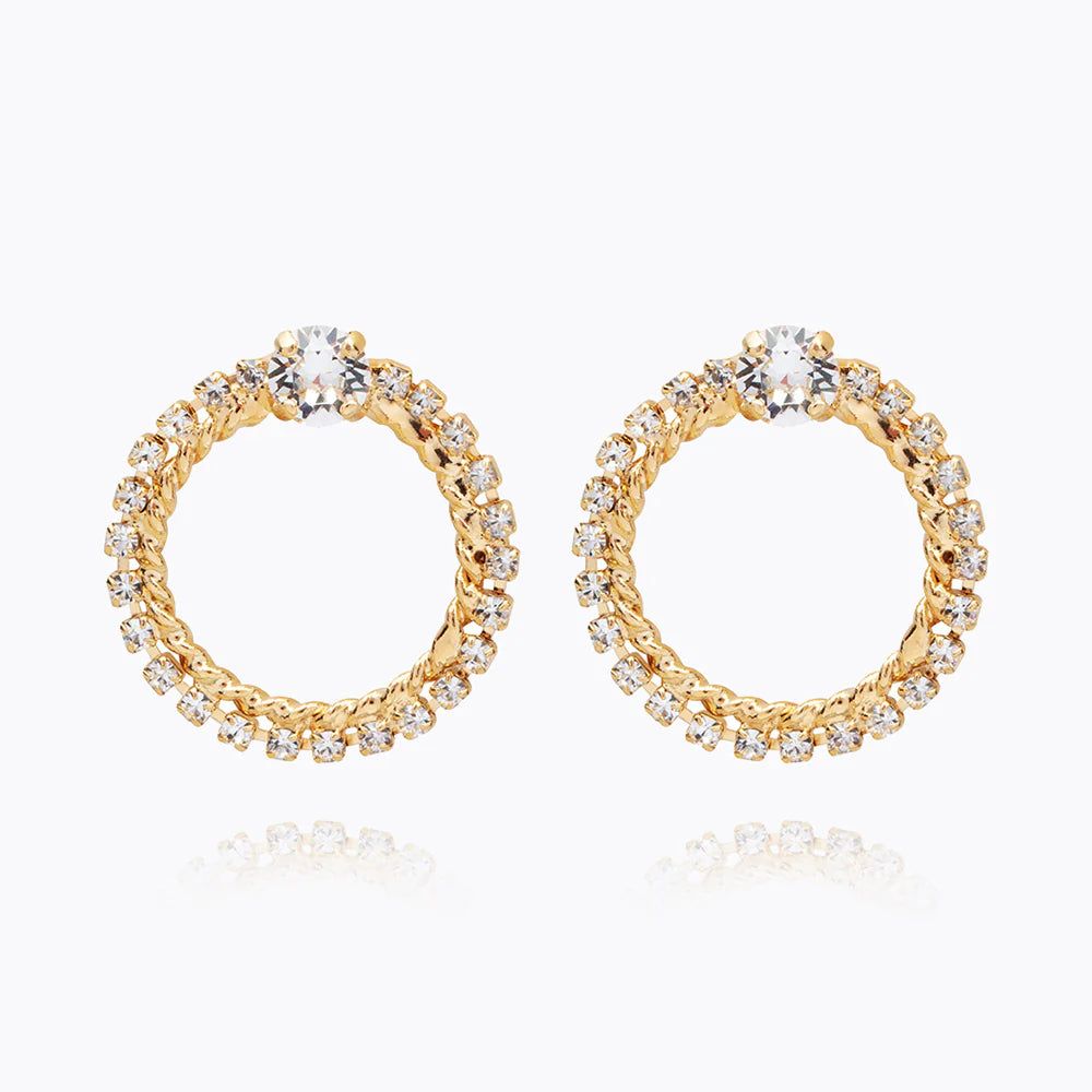 Caroline Svedbom Endless Love Earrings - Gold