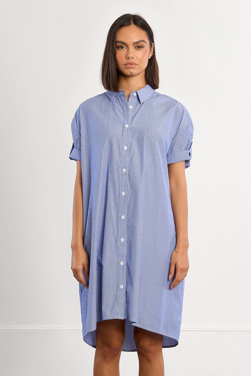 Lili Sidonio Oversized Striped Dress