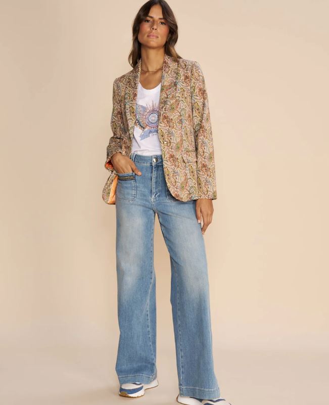 Mos Mosh Blue Long Colette Pala Jeans