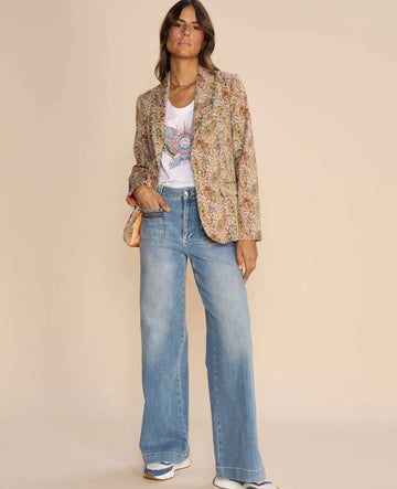 Mos Mosh Blue Long Colette Pala Jeans