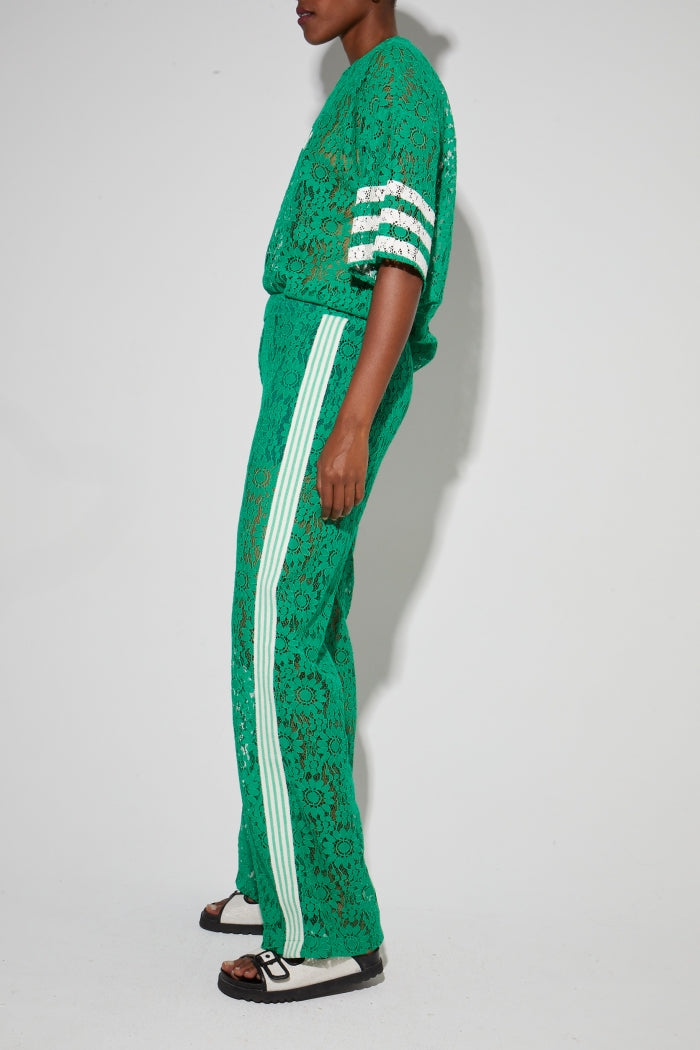 Imprevu College Charlie Dentelle Trousers - Green