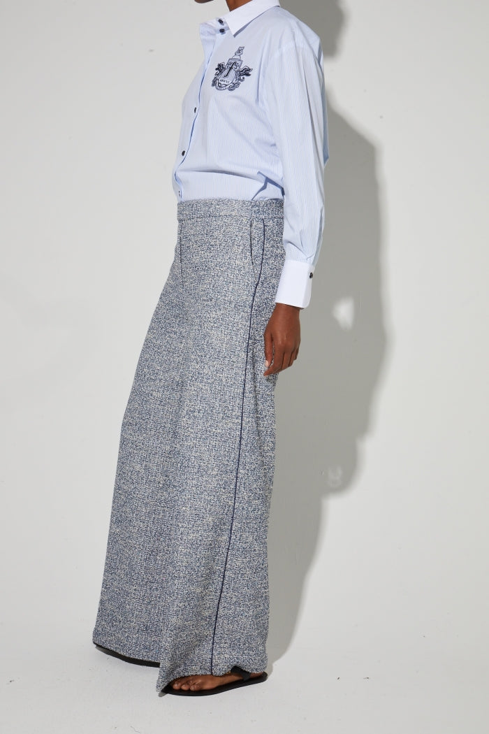 IMPREVU Charli Blue Tricot Trousers