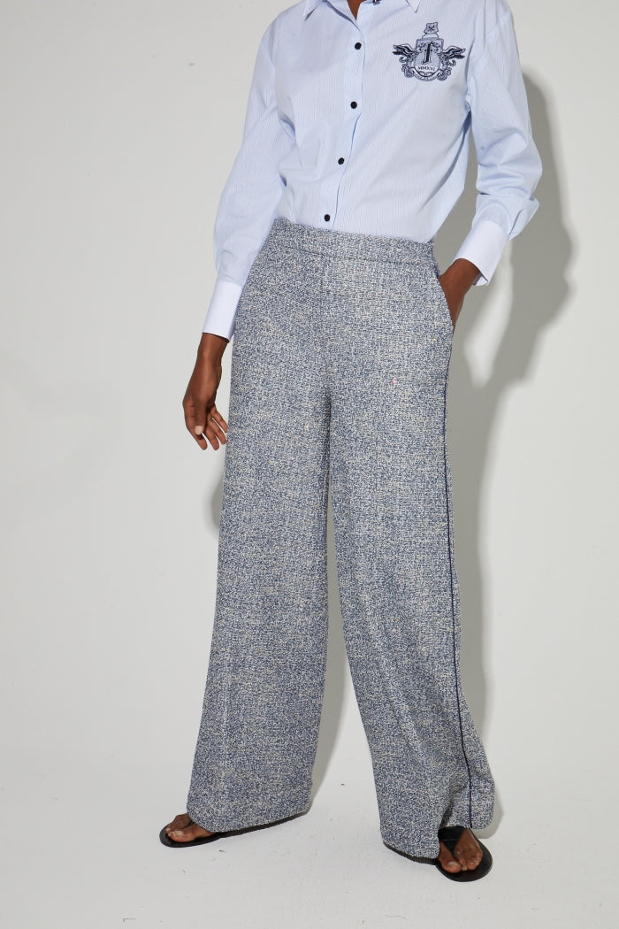 IMPREVU Charli Blue Tricot Trousers