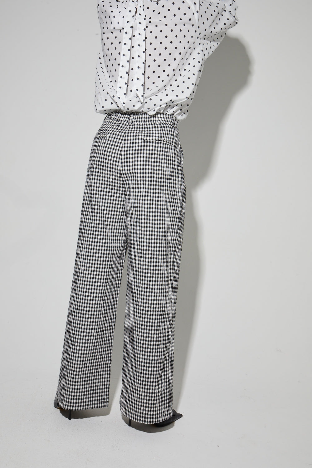 IMPREVU Elsa Vichy Check Trousers