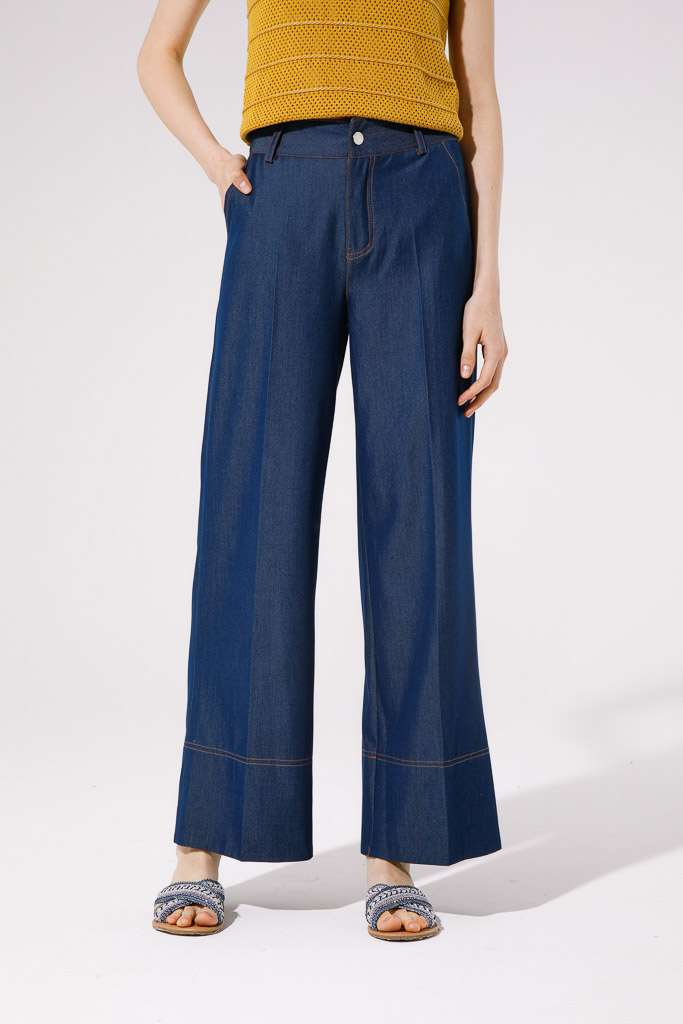 GoaGoa Tencel Fluid Blue Trousers