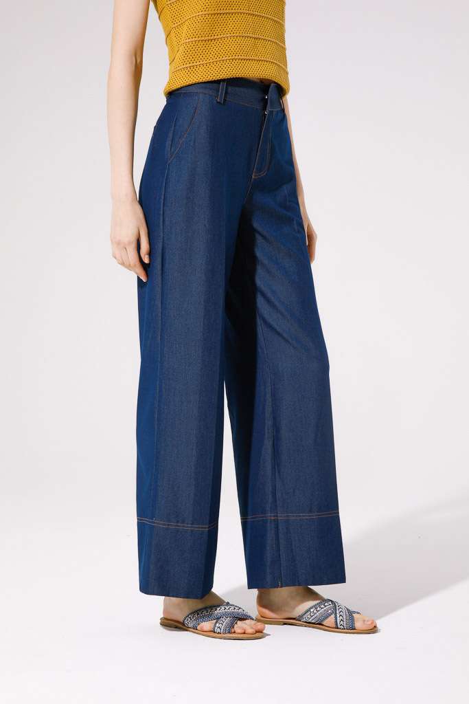 GoaGoa Tencel Fluid Blue Trousers