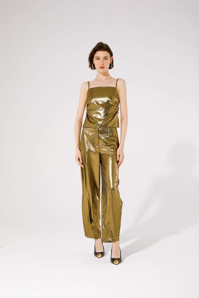GoaGoa Metallic Bronze Trousers
