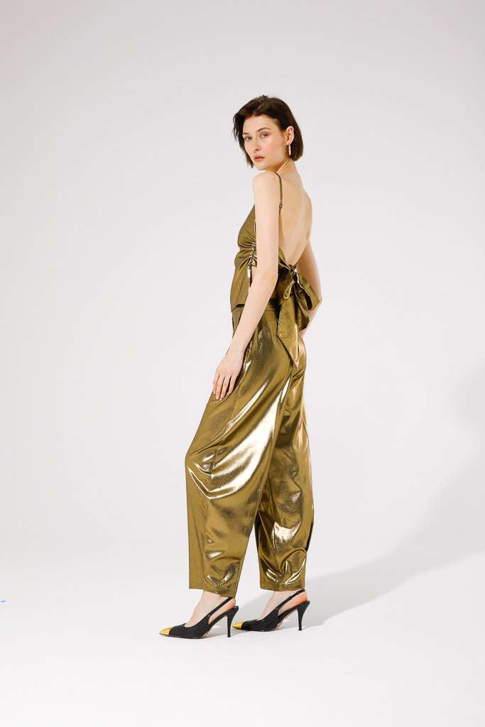 GoaGoa Metallic Bronze Trousers