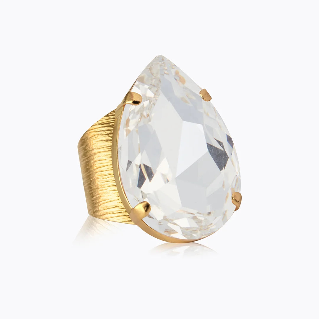 Caroline Svedbom Perfect Drop Ring Crystal