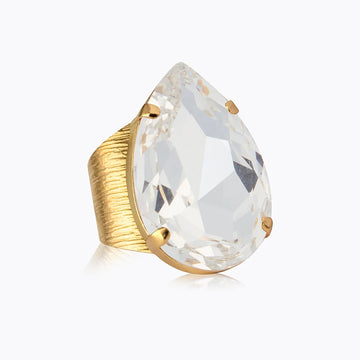 Caroline Svedbom Perfect Drop Ring Crystal
