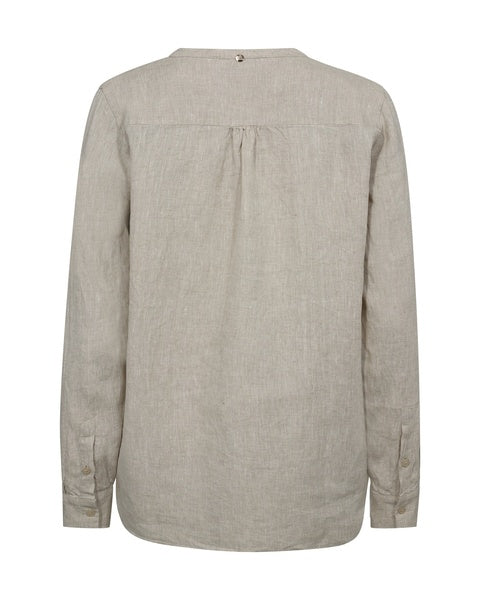 Mos Mosh Cement Danna Linen Blouse