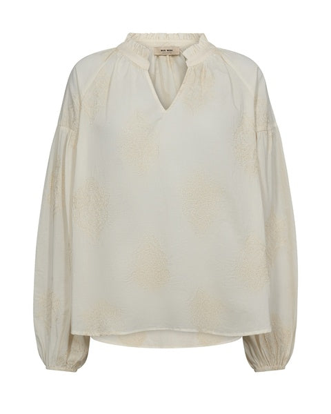 Mos Mosh Ecru Ashi Voila Blouse