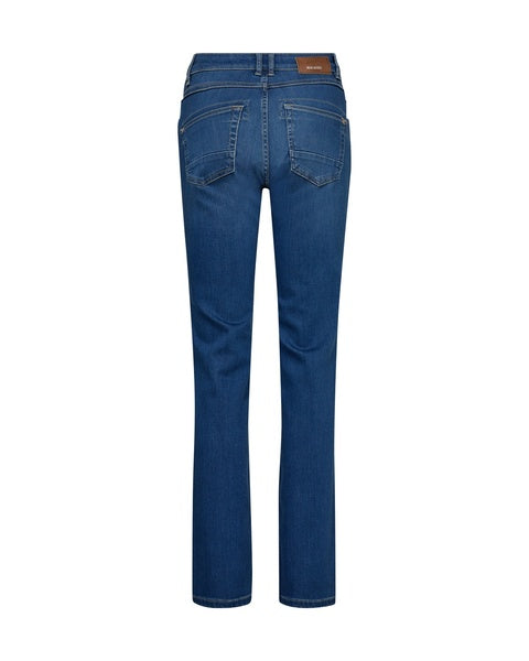 Mos Mosh Long Length Mid Blue Carla Naomi Deluxe Jeans