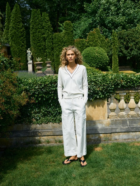 Mos Mosh Relena V-neck Knitted Top