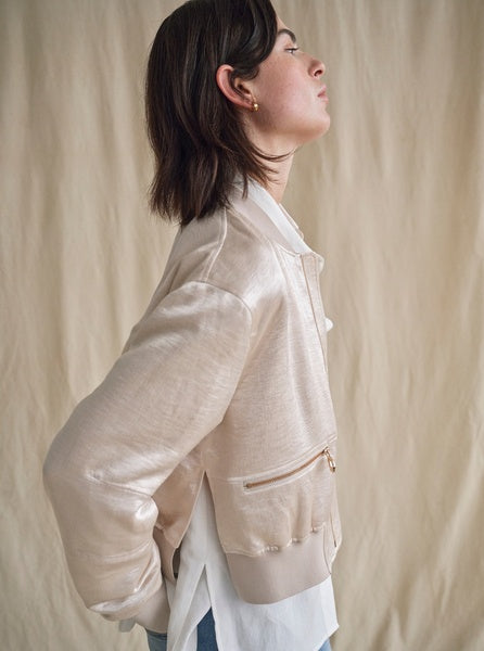 Mos Mosh Gold Cate Elna Jacket Sheer Bliss