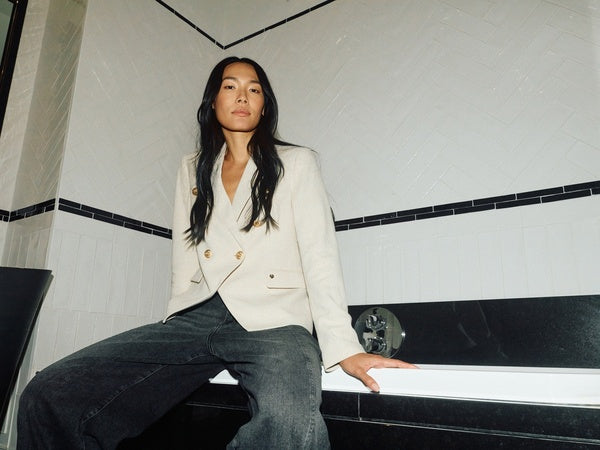 Mos Mosh Beige Beliz Jolene Linen Blazer