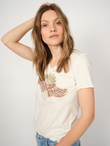 Mos Mosh Powder Pink Nadine OSS Deco Tee