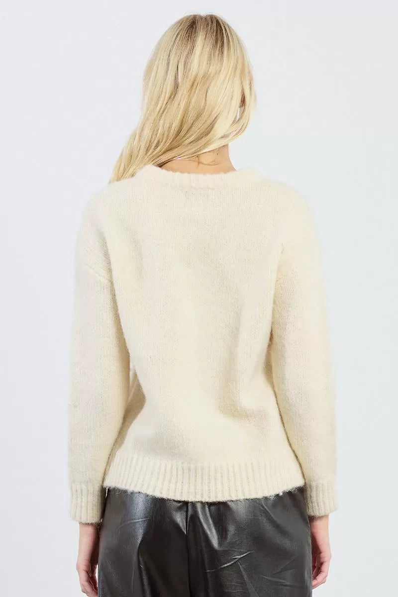 Lili Sidonio ASPEN Cream Sweater