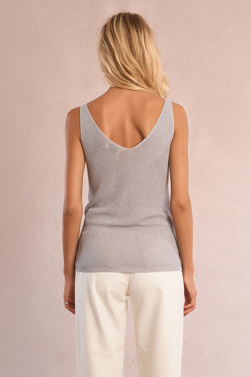 Molly Bracken Silver Sparkle Top