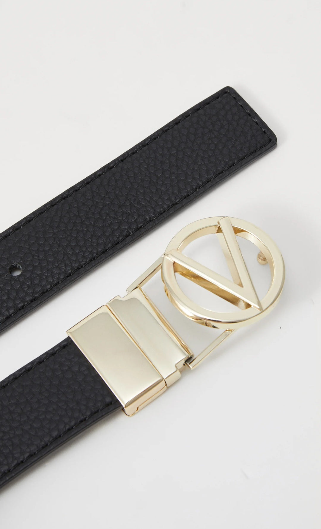 Valentino Picolla Pelletteria Nero Belt