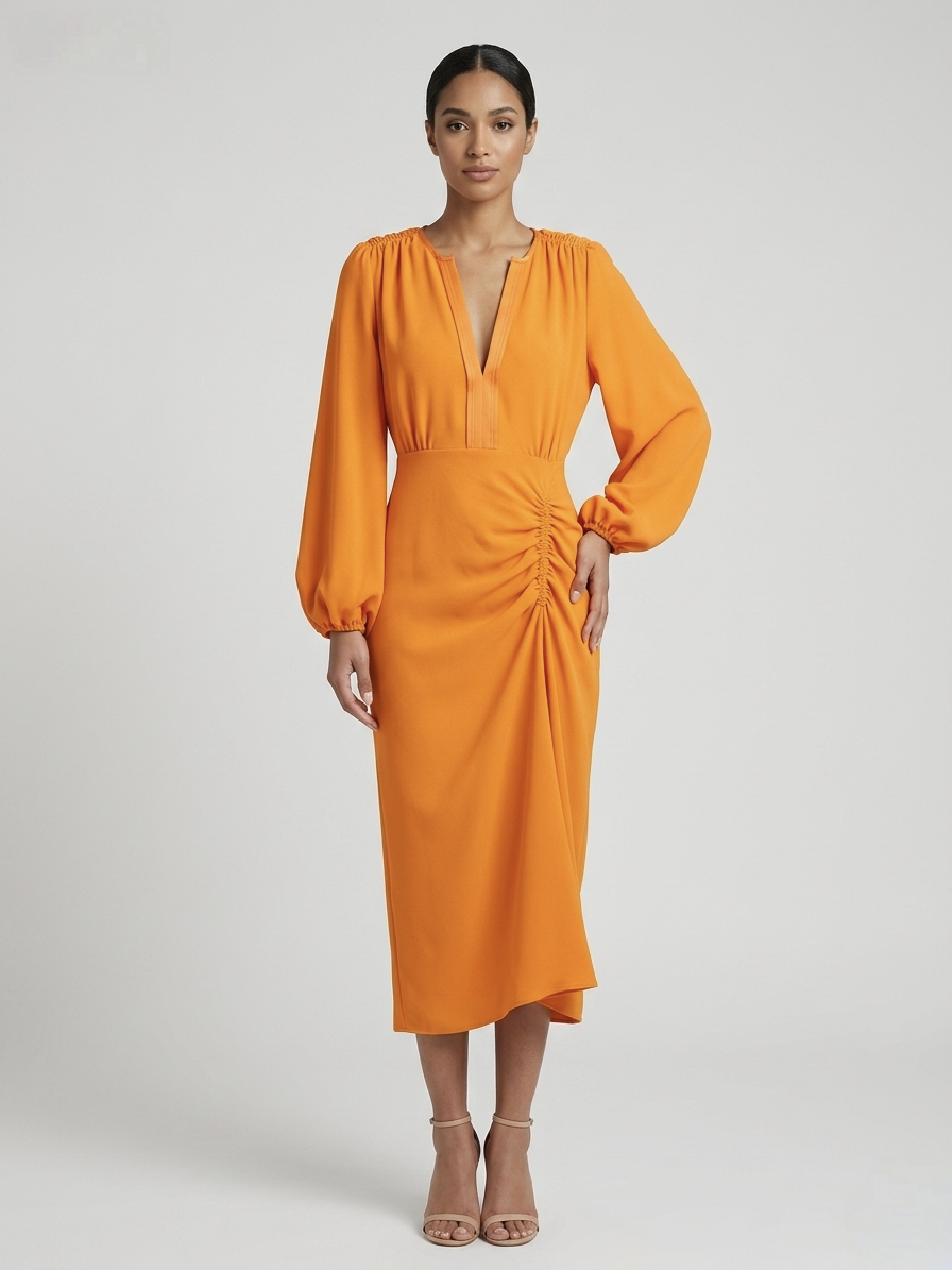 Moskada Fina Orange Dress