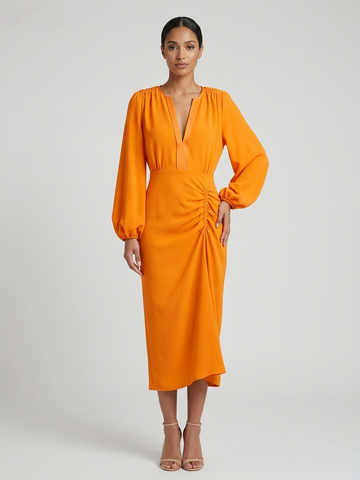 Moskada Fina Orange Dress