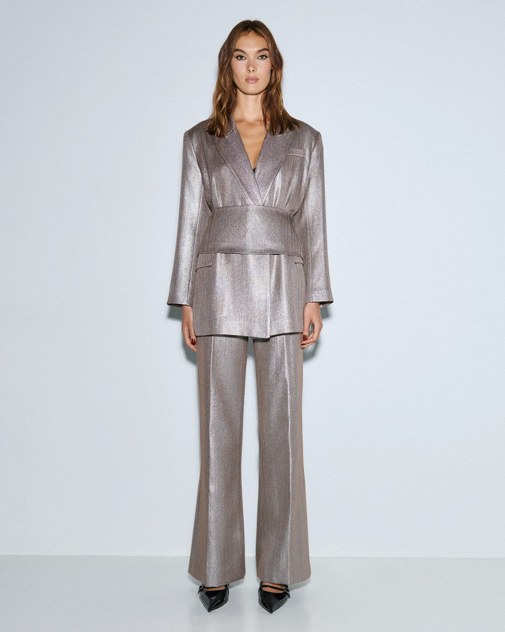 Access Fashion Bronze Metallic Sash