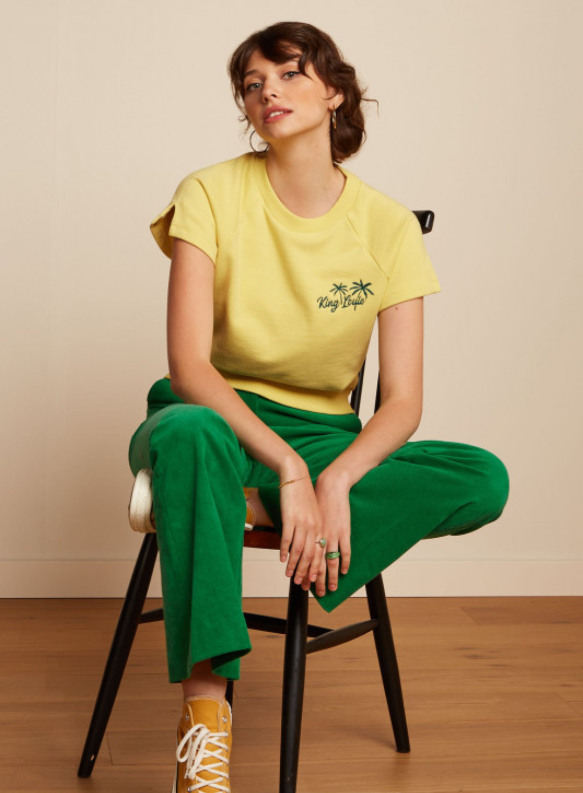 King Louie Green Curduory Trousers