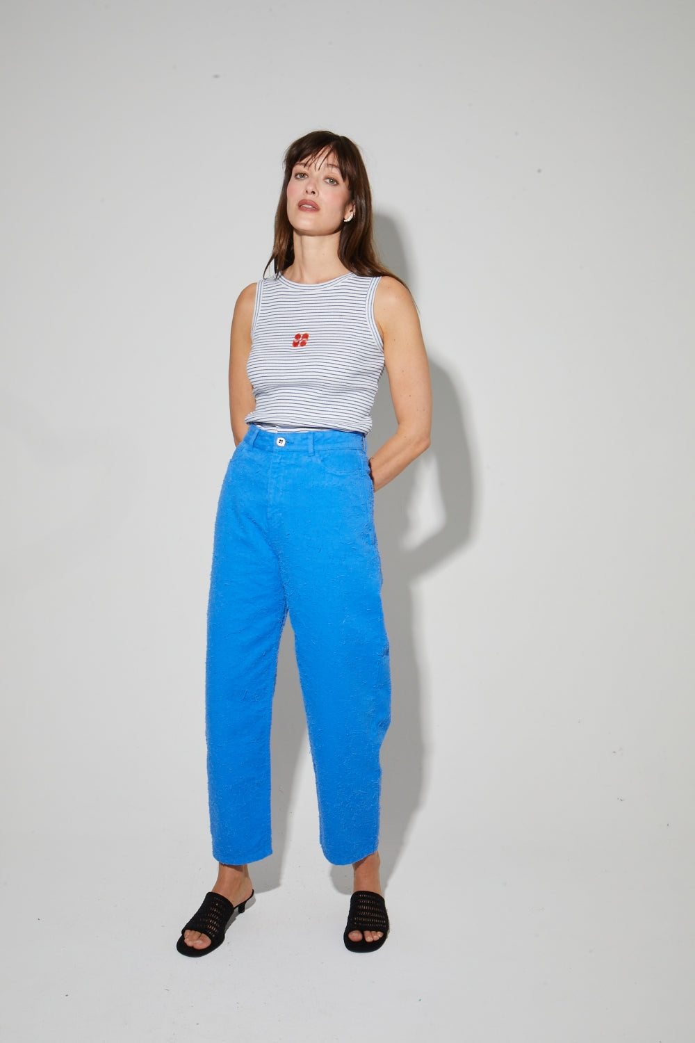 Imprevu Roxy Baloon Royal Blue Jeans/Trousers