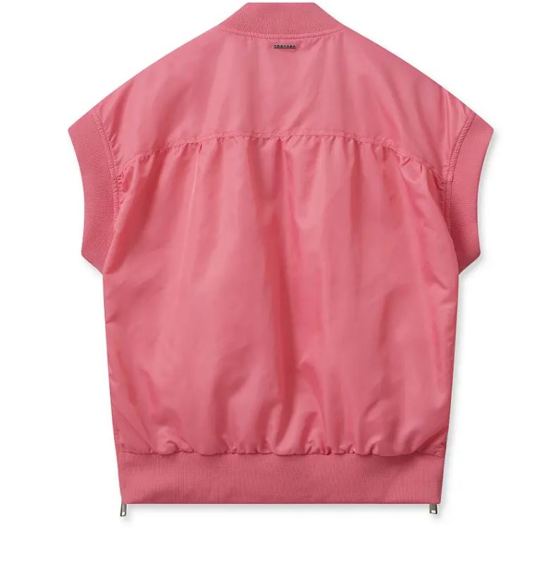 Mos Mosh Camellia Rose Ruby Bomber Waistcoat
