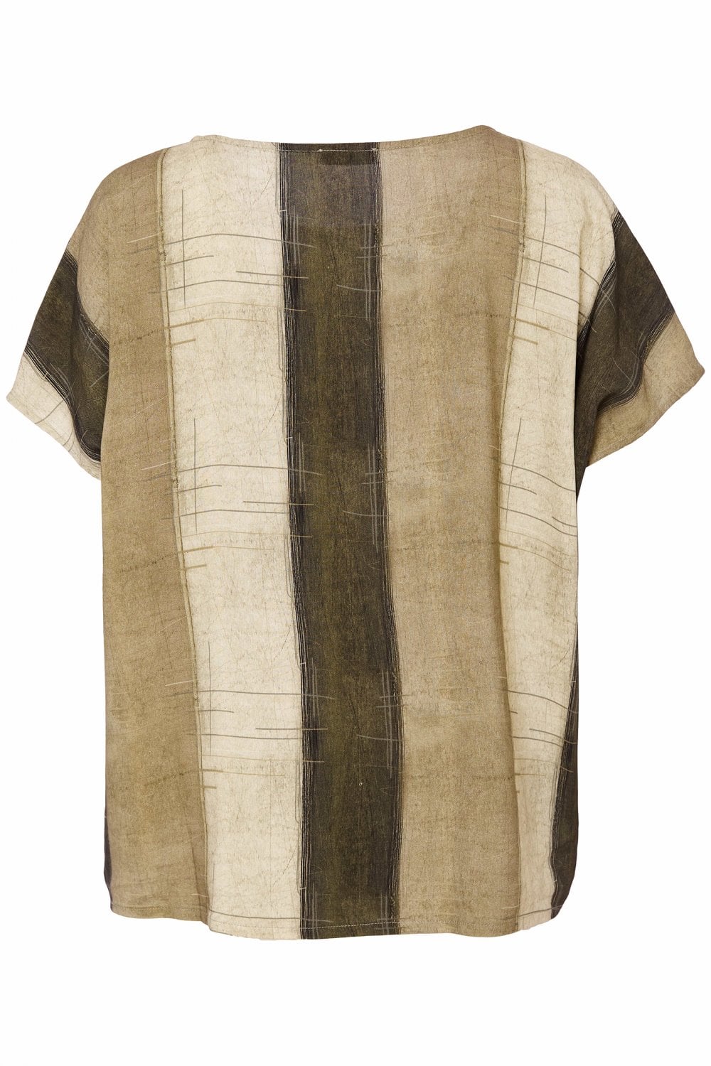 Naya Scratch Print Army Top