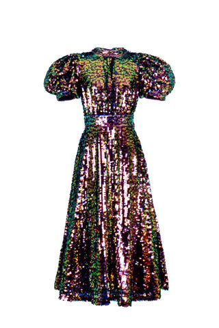 Celia B Prism Sequin Searph Dress
