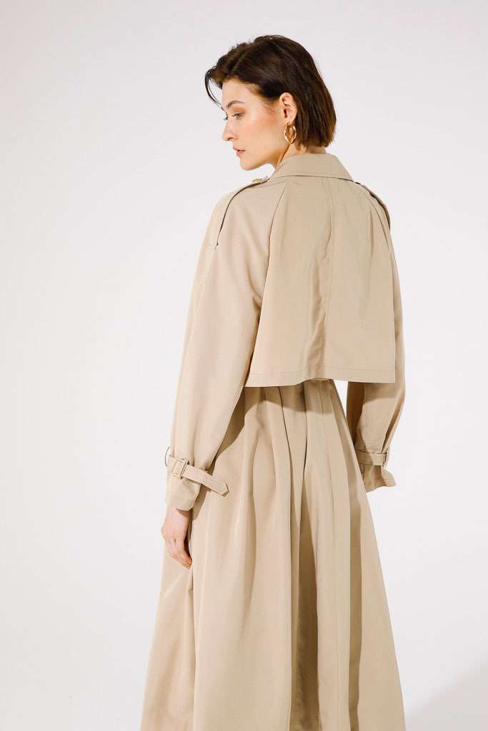 GoaGoa 2-Piece Junimia Hazelnut Trench Dress/Coat
