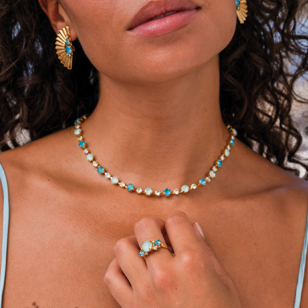 Caroline Svedbom Janine Ring Gold Combo