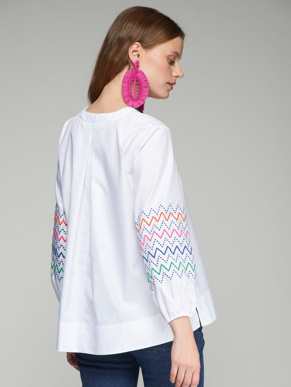 Vilagallo Ebba Blanco Twill Shirt