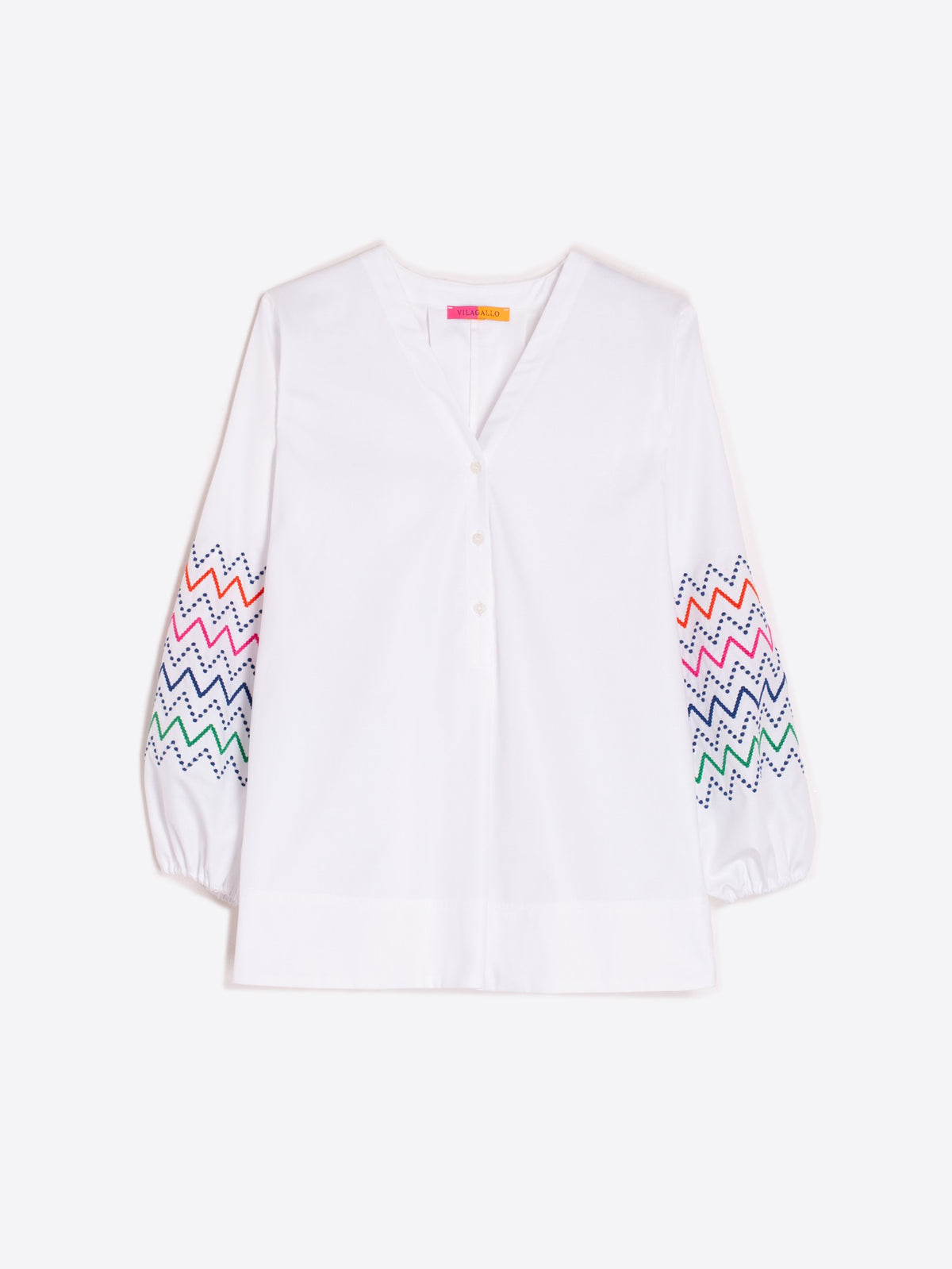 Vilagallo Ebba Blanco Twill Shirt