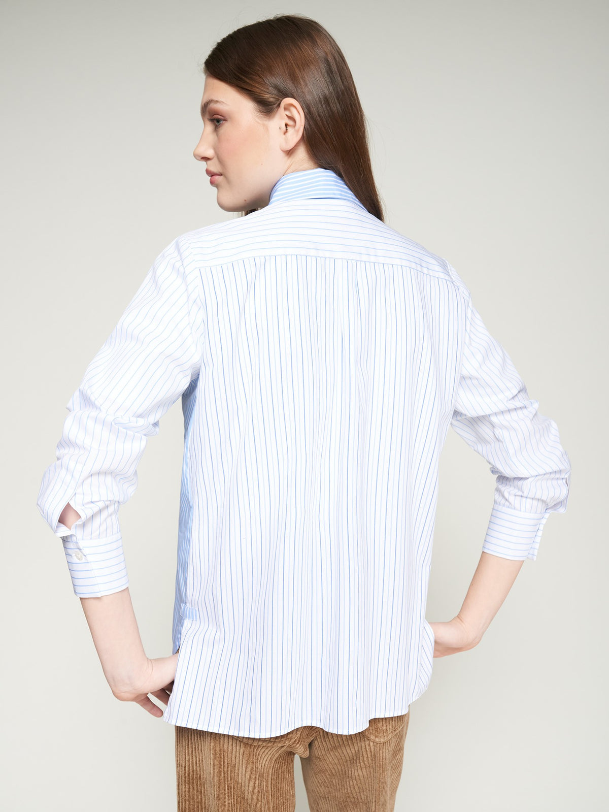 Vilagallo Blue Shirt With Dog Embroidery