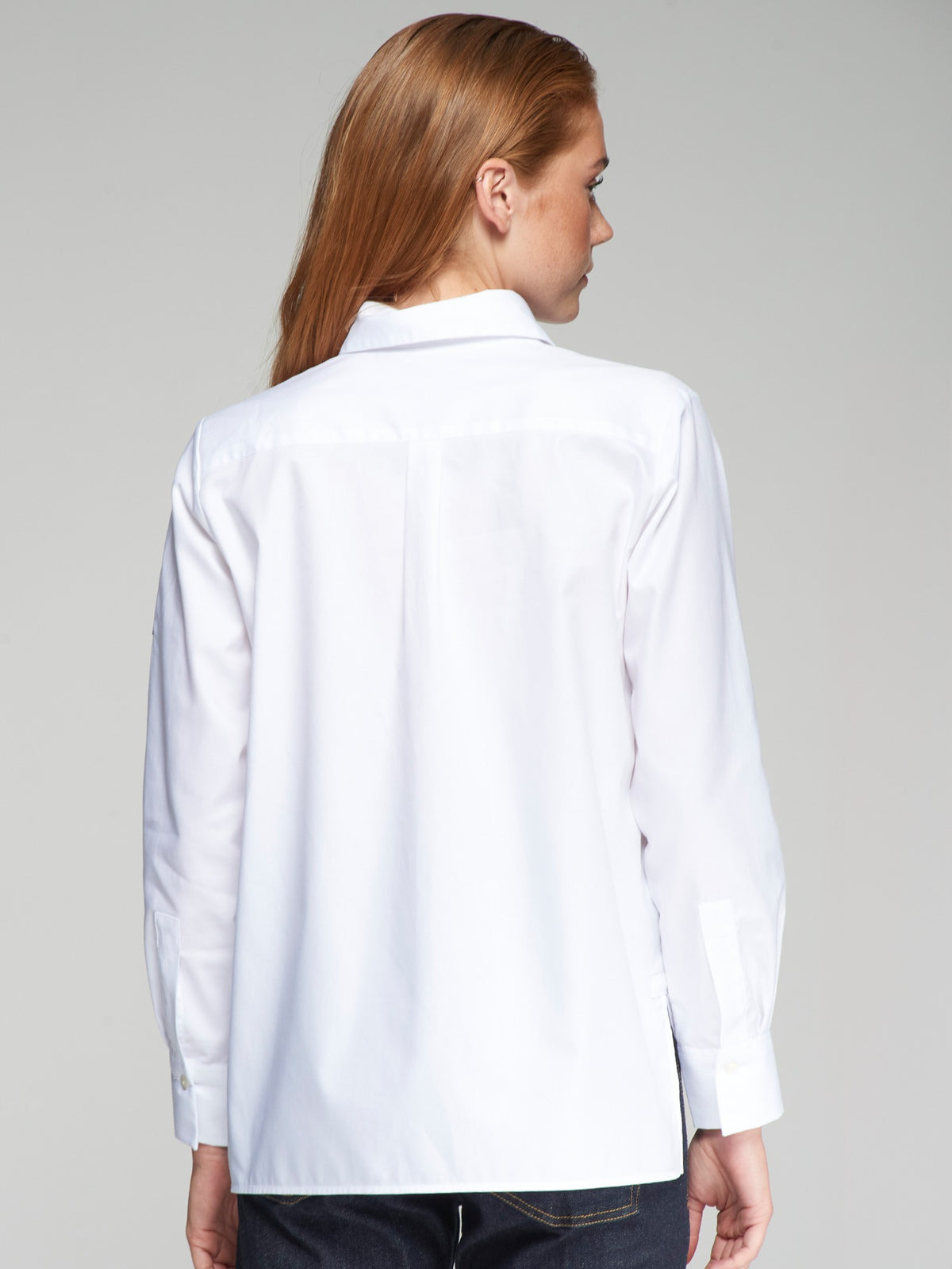 Vilagallo Isa Emb Blanco Twill Shirt