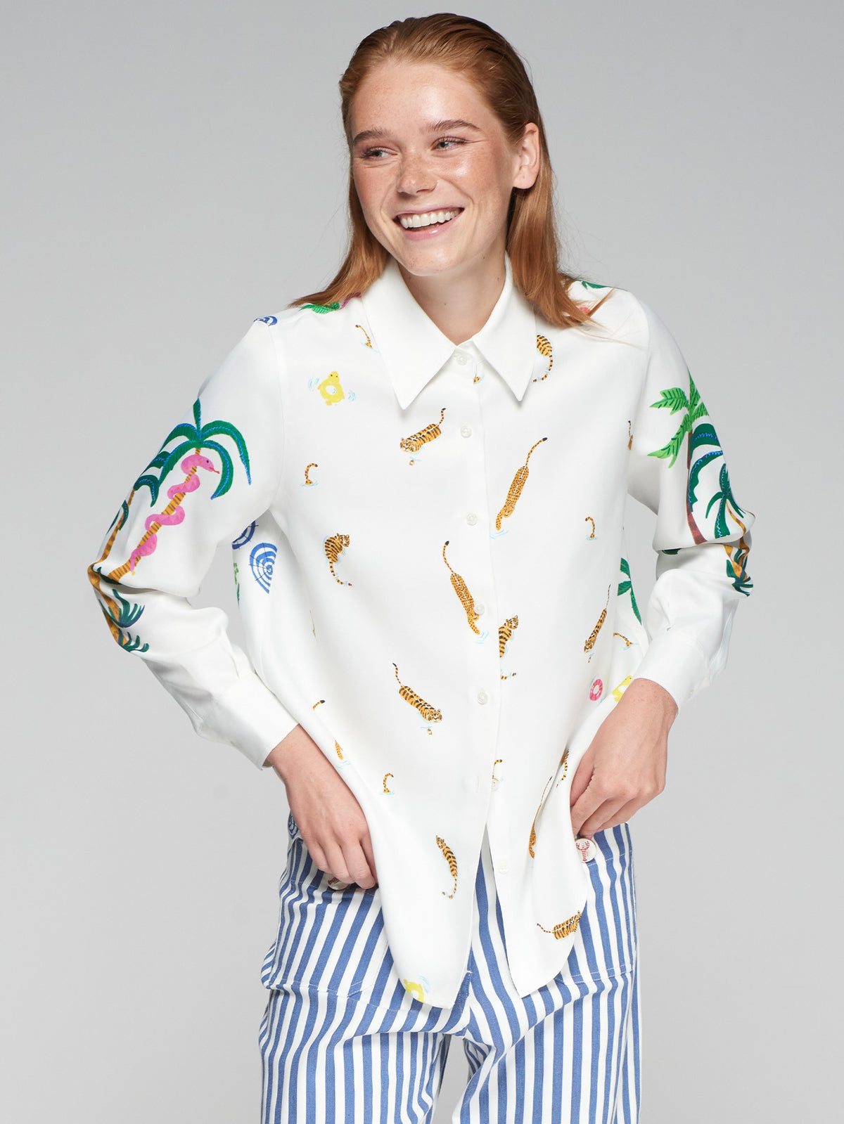 Vilagallo Mafalda Piscina Print Shirt