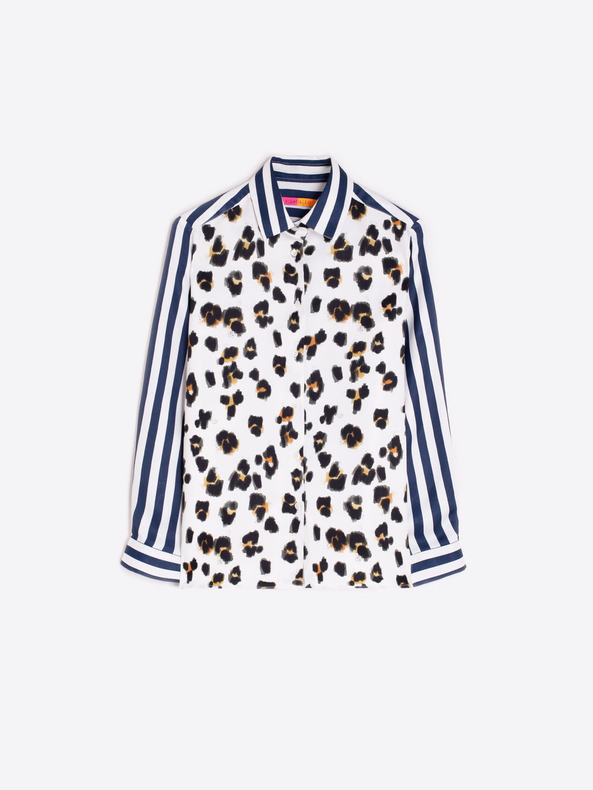 Vilagallo Leopard Flores Shirt