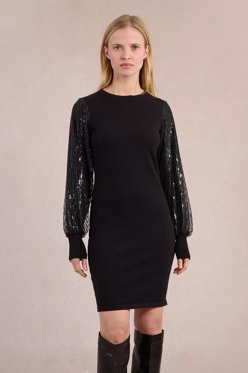 Molly Bracken Short Dress - Bi-Material