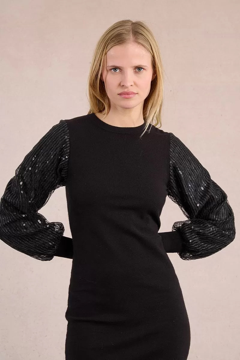 Molly Bracken Short Dress - Bi-Material