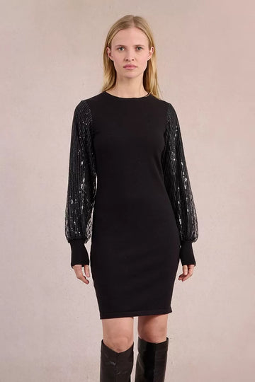 Molly Bracken Short Dress - Bi-Material