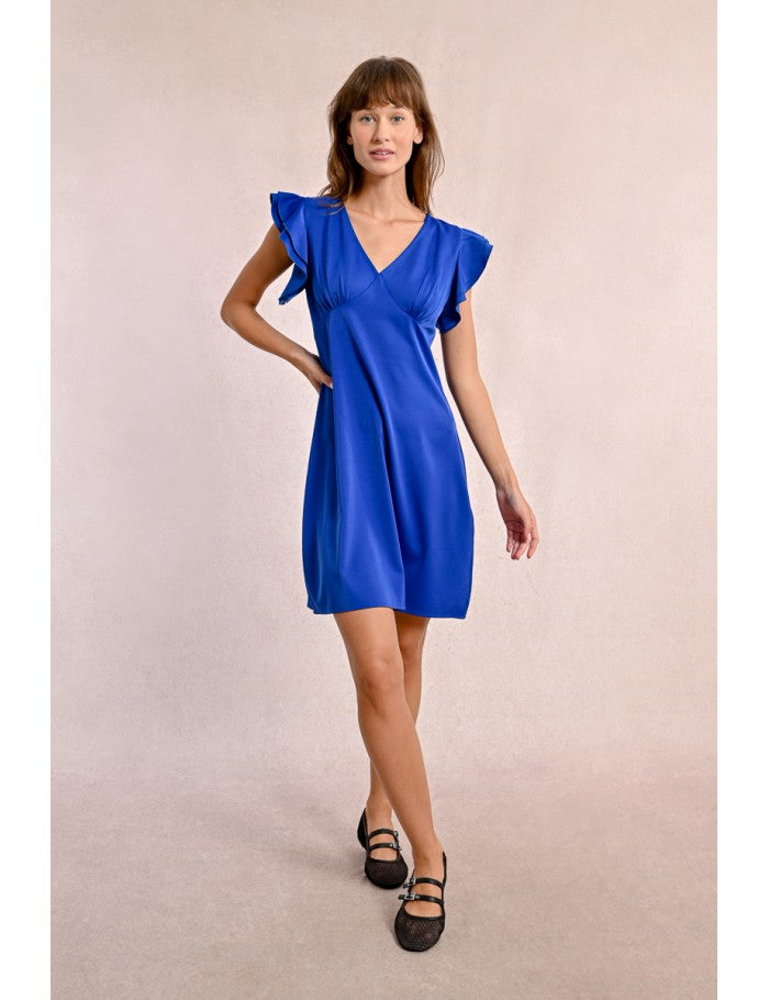 Molly Bracken Cobalt Blue Ladies Woven Dress