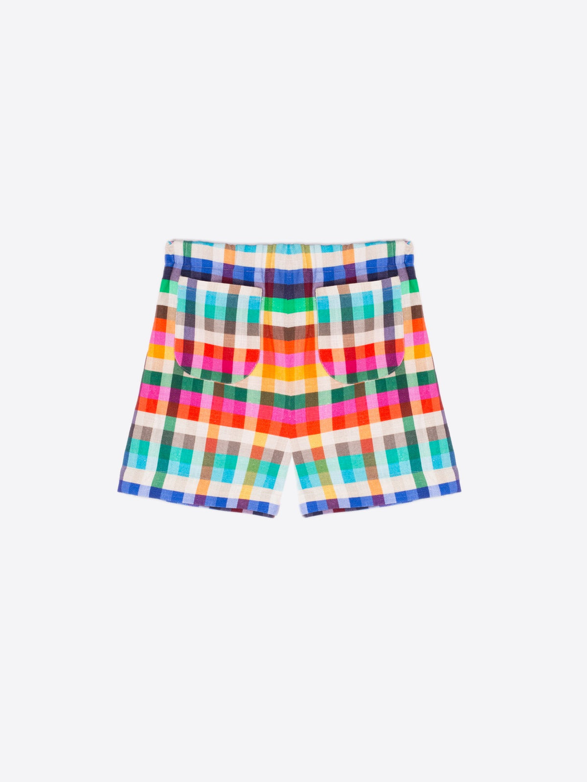 Vilagallo Vichy Check Sandra Multi Coloured Shorts