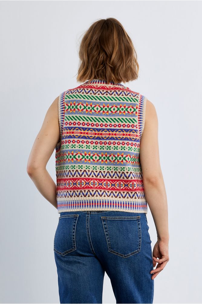 Molly Bracken Tibetan OFF White Sweater