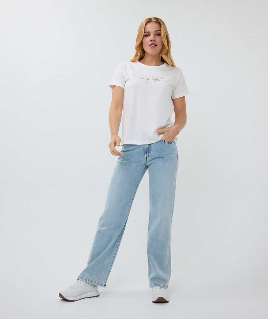 Esqualo Cotton Off White Magnific Tshirt