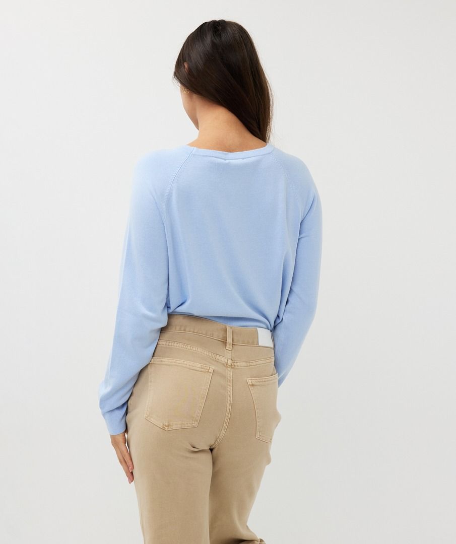 Esqualo Sky Blue Raglan Sweater